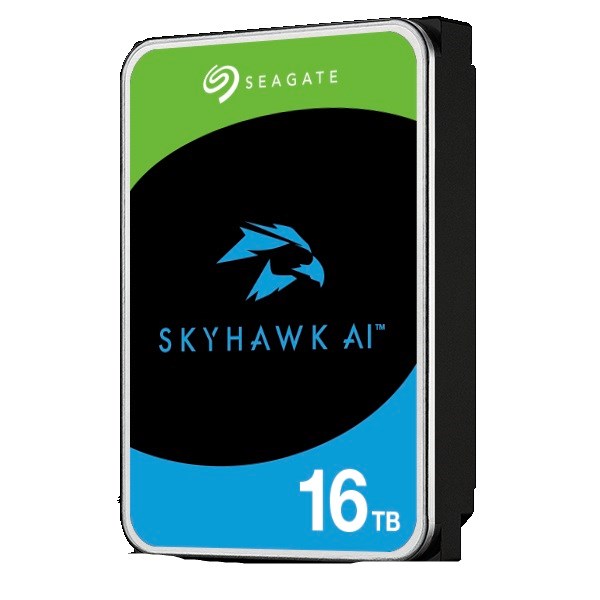 SEAGATE 3.5" 16TB 512MB 7200RPM SKYHAWK AI SATA3 PC HDD ST16000VE004 7/24