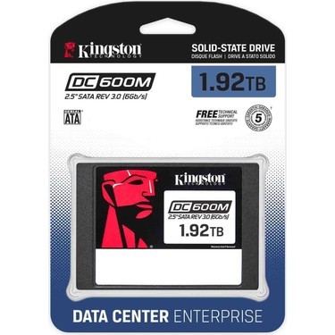 KINGSTON DC600M 2.5" 1.92TB SATA3 560/530 ENTERPRISE SERVER SSD SEDC600M/1920G