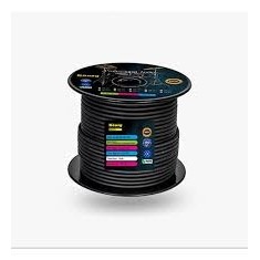 KÖNİG KMK-20-1 2X0,20MM 100 LÜK MAKARA MONO MİKROFON KABLOSU SİYAH