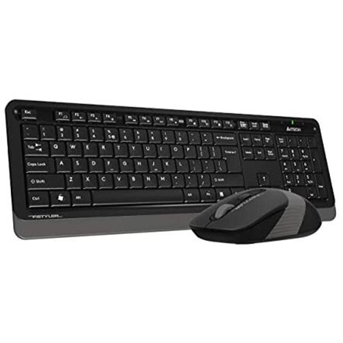 A4 TECH FG1010 Q KABLOSUZ SİYAH GRİ MULTIMEDYA KLAVYE MOUSE SET